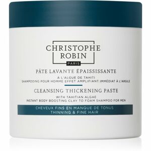 Christophe Robin Cleansing Thickening Paste with Tahitian Algae exfoliační šampon pro jemné nebo řídnoucí vlasy 250 ml