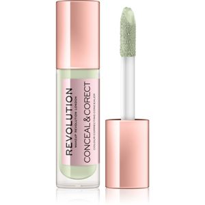 Makeup Revolution Conceal & Correct tekutý korektor odstín Green 4 g