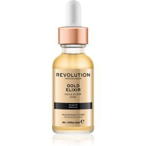 Makeup Revolution Skincare Gold Elixir pleťový elixír s šípkovým oleje