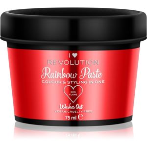 I Heart Revolution Rainbow Paste pasta na vlasy odstín Red Flame 75 ml