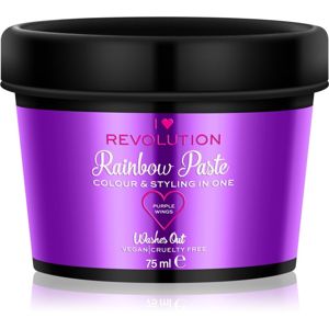 I Heart Revolution Rainbow Paste pasta na vlasy odstín Purple Wings 75 ml