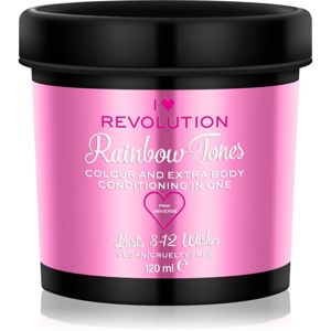 I Heart Revolution Rainbow Tones vymývající se barva na vlasy odstín Pink Universe 120 ml
