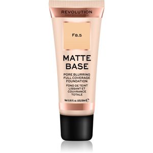 Makeup Revolution Matte Base krycí make-up odstín F8,5 28 ml