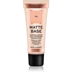 Makeup Revolution Matte Base krycí make-up odstín F9 28 ml