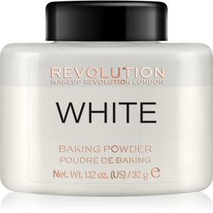 Makeup Revolution Baking Powder sypký pudr odstín White 32 g