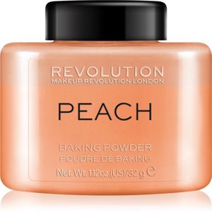 Makeup Revolution Baking Powder sypký pudr odstín Peach 32 g