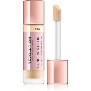 Makeup Revolution Conceal & Define krycí make-up odstín F2.5 23 ml