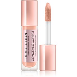 Makeup Revolution Conceal & Correct tekutý korektor odstín Peach 4 g