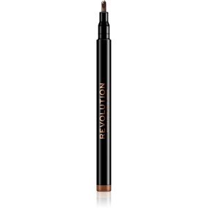 Makeup Revolution Micro Brow Pen precizní tužka na obočí odstín Light Brown 1 ml