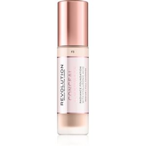 Makeup Revolution Conceal & Hydrate lehký hydratační make-up odstín F3 23 ml