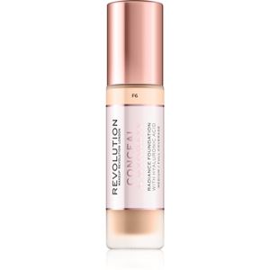 Makeup Revolution Conceal & Hydrate lehký hydratační make-up odstín F6 23 ml