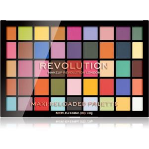 Makeup Revolution Maxi Reloaded Palette paletka pudrových očních stínů odstín Monster Mattes 45x1.35 g