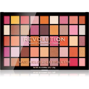 Makeup Revolution Maxi Reloaded Palette paletka pudrových očních stínů odstín Big Big Love 45x1.35 g