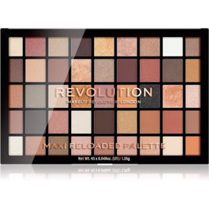 Makeup Revolution Maxi Reloaded Palette paletka pudrových očních stínů odstín Large It Up 45x1,35 g
