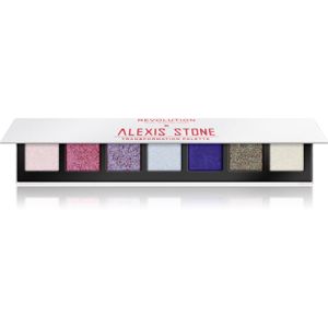 Makeup Revolution X Alexis Stone paletka očních stínů pro třpytivý lesk odstín Transformation