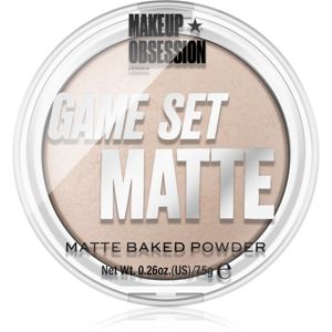 Makeup Obsession Game Set Matte zapečený matující pudr odstín Formentera 7,5 g
