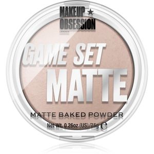 Makeup Obsession Game Set Matte zapečený matující pudr odstín Cabo 7.5 g