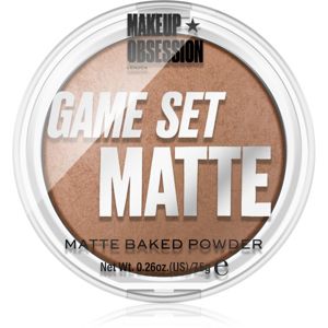 Makeup Obsession Game Set Matte zapečený matující pudr odstín Sahara 7.5 g