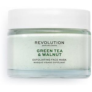 Revolution Skincare Green Tea & Walnut exfoliační čisticí pleťová maska