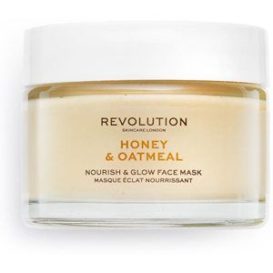 Revolution Skincare Honey & Oatmeal rozjasňující pleťová maska