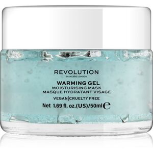 Revolution Skincare Warming Gel hydratační pleťová maska 50 ml