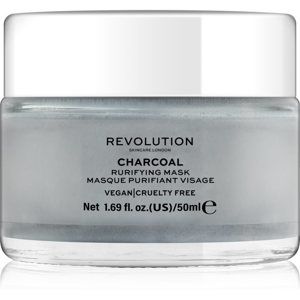 Revolution Skincare Charcoal čisticí pleťová maska 50 ml