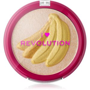 I Heart Revolution Fruity Highlighter Banana kompaktní pudrový rozjasňovač