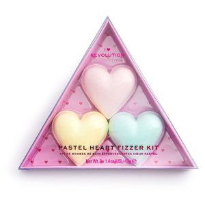 I Heart Revolution Fizzer Kit Pastel Heart sada(do koupele) pro ženy