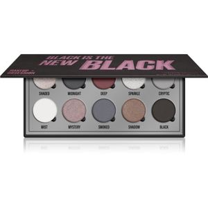 Makeup Obsession Black Is The New Black paletka očních stínů 10x1,3 g