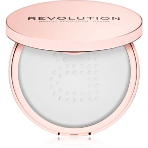 Makeup Revolution Conceal & Fix transparentní sypký pudr voděodolný odstín Translucent 13 g