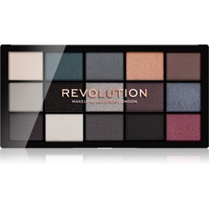 Makeup Revolution Reloaded paleta očních stínů odstín Blackout 15 x 1,1 g