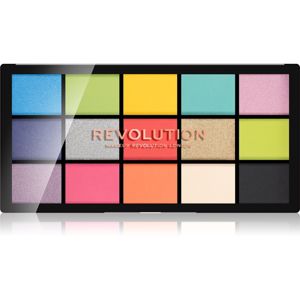 Makeup Revolution Reloaded paleta očních stínů odstín Euphoria 15 x 1,1 g