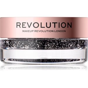 Makeup Revolution Viva Glitter Balm Pot třpytky odstín Blackout 3,2 g