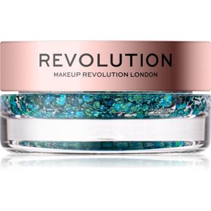 Makeup Revolution Viva Glitter Balm Pot třpytky odstín Teal Time 3,2 g