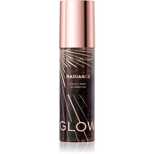 Makeup Revolution Glow Shimmer třpytivý suchý olej na obličej a tělo odstín Warm Bronze 100 ml