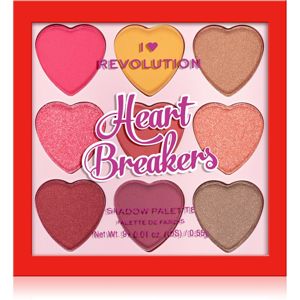 I Heart Revolution Heartbreakers paletka očních stínů odstín Courage 4,95 g