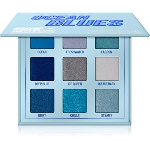 Makeup Obsession Mini Palette paletka očních stínů odstín Ocean Blues 11,7 g