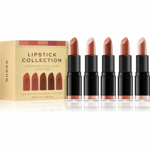 Revolution PRO Lipstick Collection saténová rtěnka dárková sada odstín Nudes 5x3,2 g