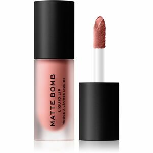 Makeup Revolution Matte Bomb matná tekutá rtěnka odstín Nude Magnet 4,6 ml