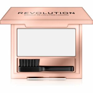 Makeup Revolution Glossy Brow fixační vosk na obočí s kartáčkem odstín Dark 5 g