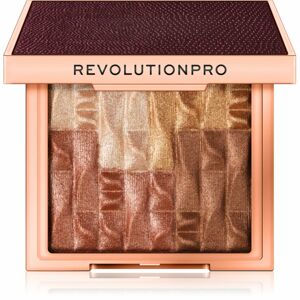 Revolution PRO Goddess Glow rozjasňující a bronzující paletka odstín Brick Sublime 8 g