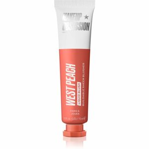 Makeup Obsession Liquid Blush tekutá tvářenka odstín West Peach 15 ml