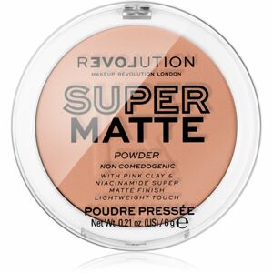 Revolution Relove Super Matte matující pudr odstín Warm Beige 6 g