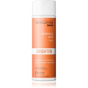 Revolution Skincare Brighten Mandelic Acid jemné exfoliační tonikum pro vyhlazení pleti a minimalizaci pórů 200 ml