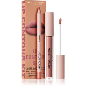 Makeup Revolution Lip Contour Kit sada na rty odstín Stunner