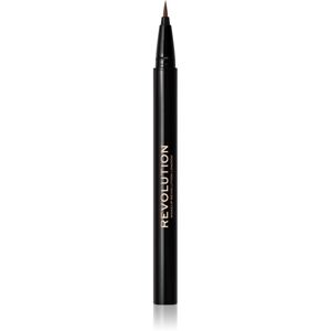 Makeup Revolution Hair Stroke Brow Pen fix na obočí odstín Light Brown 0,5 ml