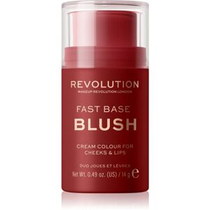 Makeup Revolution Fast Base tónovací balzám na rty a tváře odstín Spice 14 g