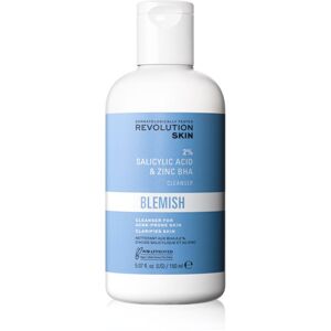 Revolution Skincare Blemish 2% Salicylic Acid & Zinc BHA exfoliační čisticí emulze pro problematickou pleť, akné 150 ml