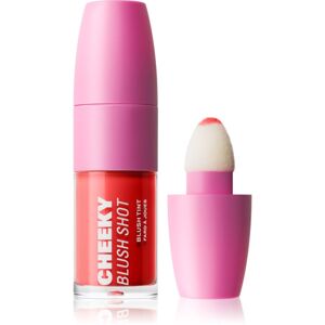 Makeup Revolution Hot Shot Cheeky krémová tvářenka s hydratačním účinkem odstín Red 4,6 ml