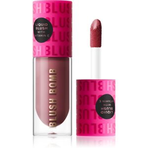 Makeup Revolution Blush Bomb krémová tvářenka odstín Rose Lust 4,6 ml